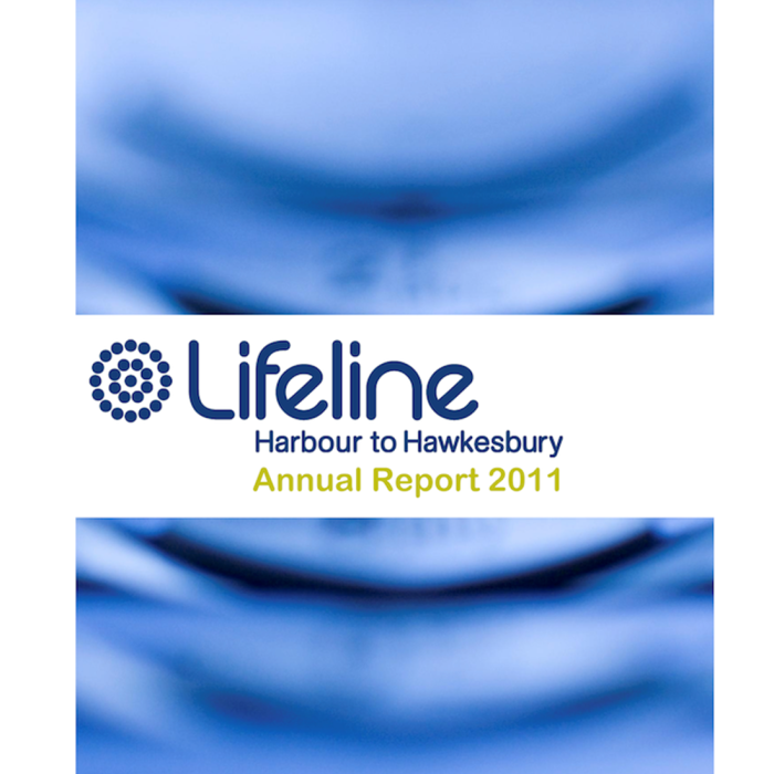 front cover of lifeline H2H annual report 2011