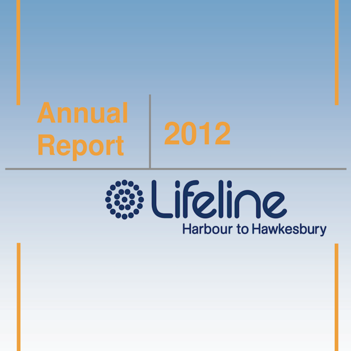 front cover of lifeline H2H annual report 2012