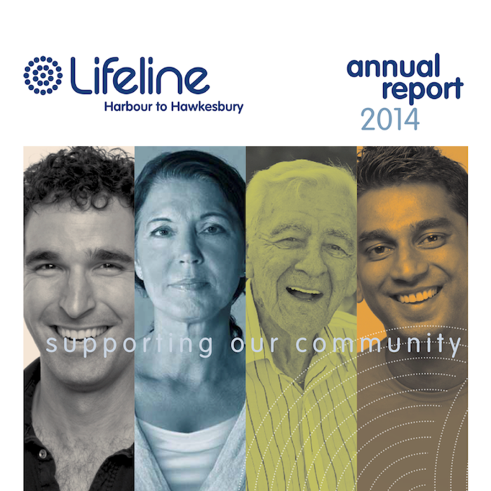 front cover of lifeline H2H annual report 2014