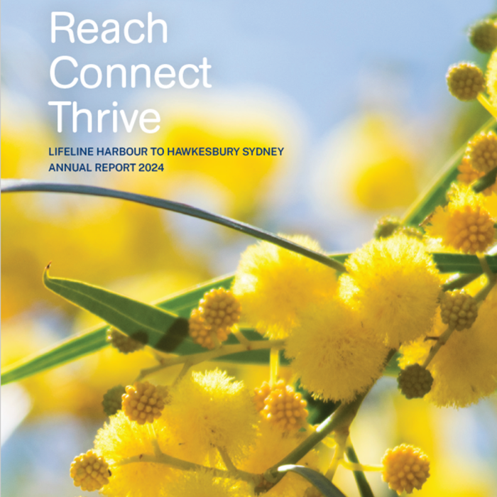 front cover of lifeline H2H annual report 2024