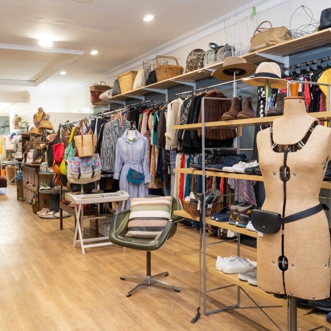 Clothing in a Retail Shop