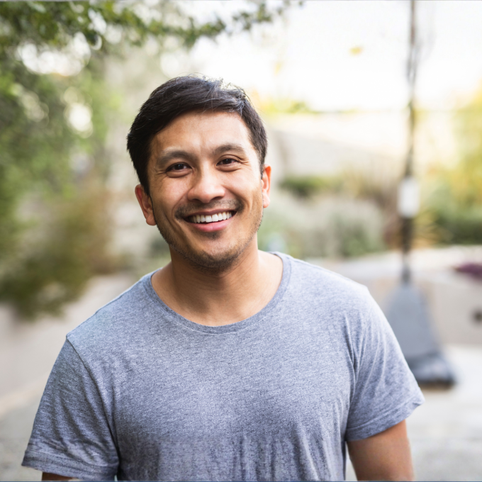 Man smiling at camera